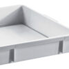 Giganplast cm 60 x 40 x h 11 1875M2/BI cassetta service transport  contenitore bianco latte sovrapponibile per lievitazione impasto palline  panetti pizza pane